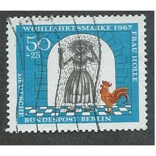 BERLIN -1967 50pf+25 'HUMANITARIAN RELEIF FUNDS' FINE USED (EBID44-713)