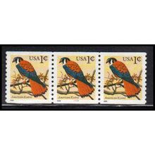3044a 1c American Kestrel Very Fine MNH PNC 2222/3 YMCB Type II LD PA3636