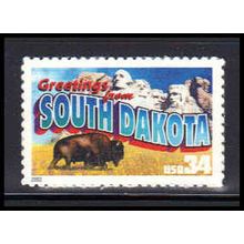 3601 34c South Dakota Fine MNH V2839