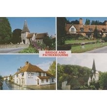 Patrixbourne Kent White Horse Pub Postcard