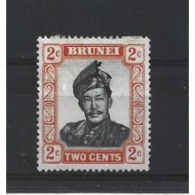 Brunei.SG101 2c Sultan Omar Ali Saifuddin.Mounted Mint.Aug25a