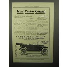 1913 Reo the Fifth Car Ad - Ideal Center Control