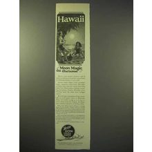 1925 Hawaii Tourism Ad - Moon Magic this Autumn