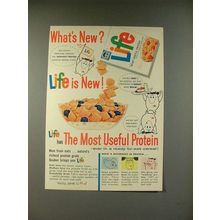 1961 Life Cereal Ad - What's New, Life is New!