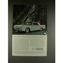 1961 Lincoln Continental Car Ad - Pledge of Excellence