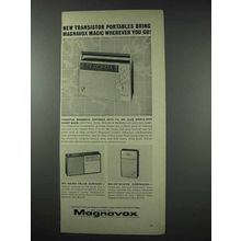 1961 Magnavox Constellation Surfside Companion Radio Ad