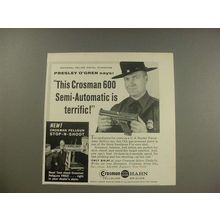 1961 Crosman 600 Pistol Ad w/ Presley O'Gren