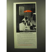 1964 Travelers Insurance Ad - Big Company Benefits