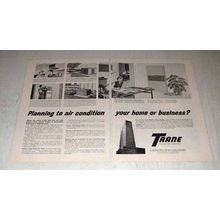 1964 Trane Air Conditioning Ad - Home or Business
