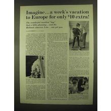 1965 Holland-America Line Cruise Ad - Imagine