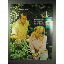 1970 Salem Cigarettes Ad - Can't Take The Country Out