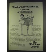 1977 The Wall Street Journal Ad - A Know-Man