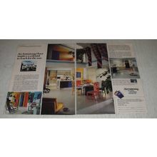 1986 Armstrong Solarian Floors Ad - Inspires a Colonial