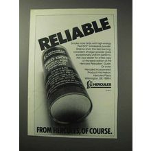 1986 Hercules Red Dot Smokeless Powder Ad - Reliable