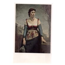 AGOSTINA by Corot unused postcard National Gallery of Art, Washington D.C. #