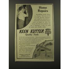 1909 Keen Kutter Tools Ad - Home Repairs