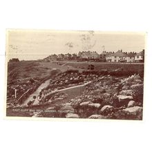 EAST CLIFF & ROCK GARDENS, FOLKESTONE, KENT.. used vintage postcard 1949 pm =