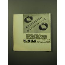 1950 H.Nils Bracelets Ad - We proudly present
