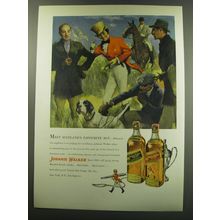 1949 Johnnie Walker Scotch Ad - Scotland's Favourite Son