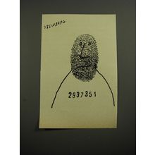 1954 Cartoon by Saul Steinberg - Thumbprint