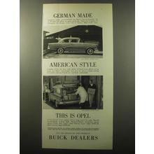 1960 Opel Rekord Two-Door Sedan and Caravan Station Wagon Advertisement