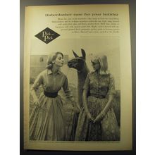 1960 Peck & Peck Dresses Advertisement - Haberdasher ease for your holiday