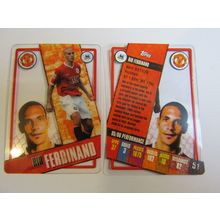 51. Rio Ferdinand - Manchester United - Topps - I-Cards 2006/07 Football Card
