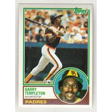 1983 Topps baseball card 505 Garry Templeton - Padres