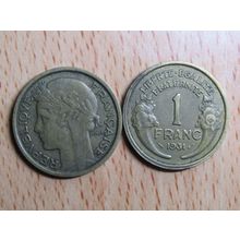 France Republic 1931 1 Franc Coin