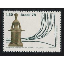 Brazil 150th Anniversary of Federal Supreme Court 1978 MNH SG#1726