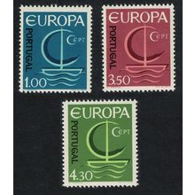 Portugal Europa CEPT 3v 1966 MNH SG#1298-1300