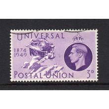 George VI - 1949 - 3d UPU Anniversary (sg500) Used
