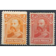 Prince of Wales: 2c - Newfoundland 1897/98 - FH - SG 86/7