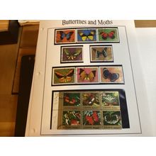 ICOLLECTZONE Ajman and Manama Butterflies Sets (A700-5)