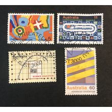 AUSTRALIA 1974 sg 0582/5 USED SET