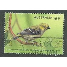 AUS 2013 60c ' BIRDS -PARADOTES' FINE USED (EBID36-568)