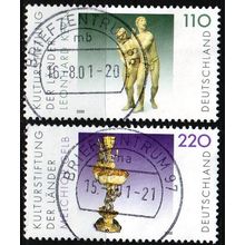 GERMANY BUND [2000] MiNr 2107-08 ( O/used ) Kunst