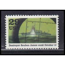 2559f 29c Sinking of Reuban James Fine MNH W2258 (4)