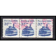 Used 2466 32c Ferryboat Very Fine PNC 2/3 PA2948