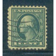 Used 462 1c George Washington Fine A09552