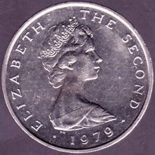 1979 AB Isle of Man 5 Pence Coin