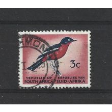 SouthAfrica.SG203 3c Burchells's Gonolek.Variety Unchecked.Fine Used.Aug25o