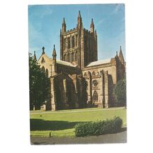 HEREFORD CATHEDRAL.. vintage used postcard C.1980 =
