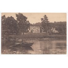 Abbotsford House from the River Melrose Roxburghshire FWH Postcard