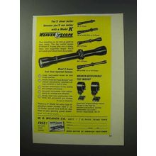 1964 Weaver Model K Scope Ad - You'll Shoot Better