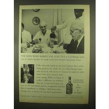 1965 Jack Daniel's Whiskey Ad - Man Makes Ided Tea