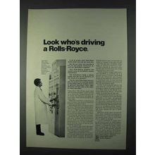 1966 Rolls-Royce Avon Engines Ad - Look Who's Driving