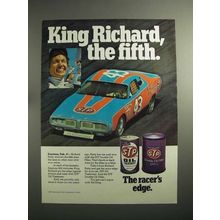 1974 STP Oil Ad w/ Richard Petty - King Richard Fifth