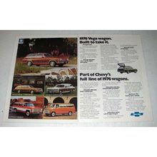 1976 Chevrolet Vega Estate, Caprice, Malibu Wagon Ad