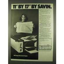 1978 Savin 760 Large Document Copier Ad